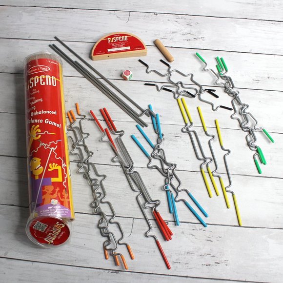 Melissa & Doug Suspend Balance Building Puzzle Brain Teaser Family Game - Picture 2 of 4